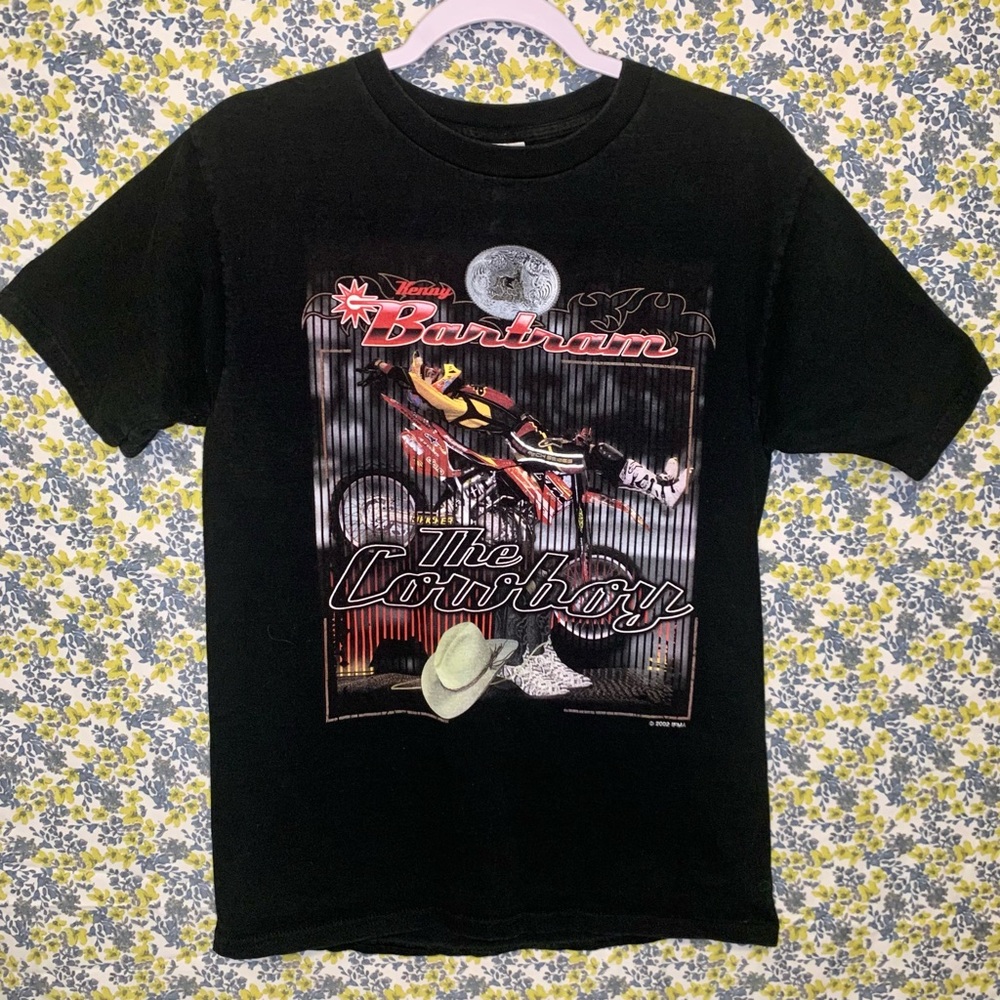 Vintage Kenny Bartram “The Cowboy” Fruit Of The Loom Graphic Tee